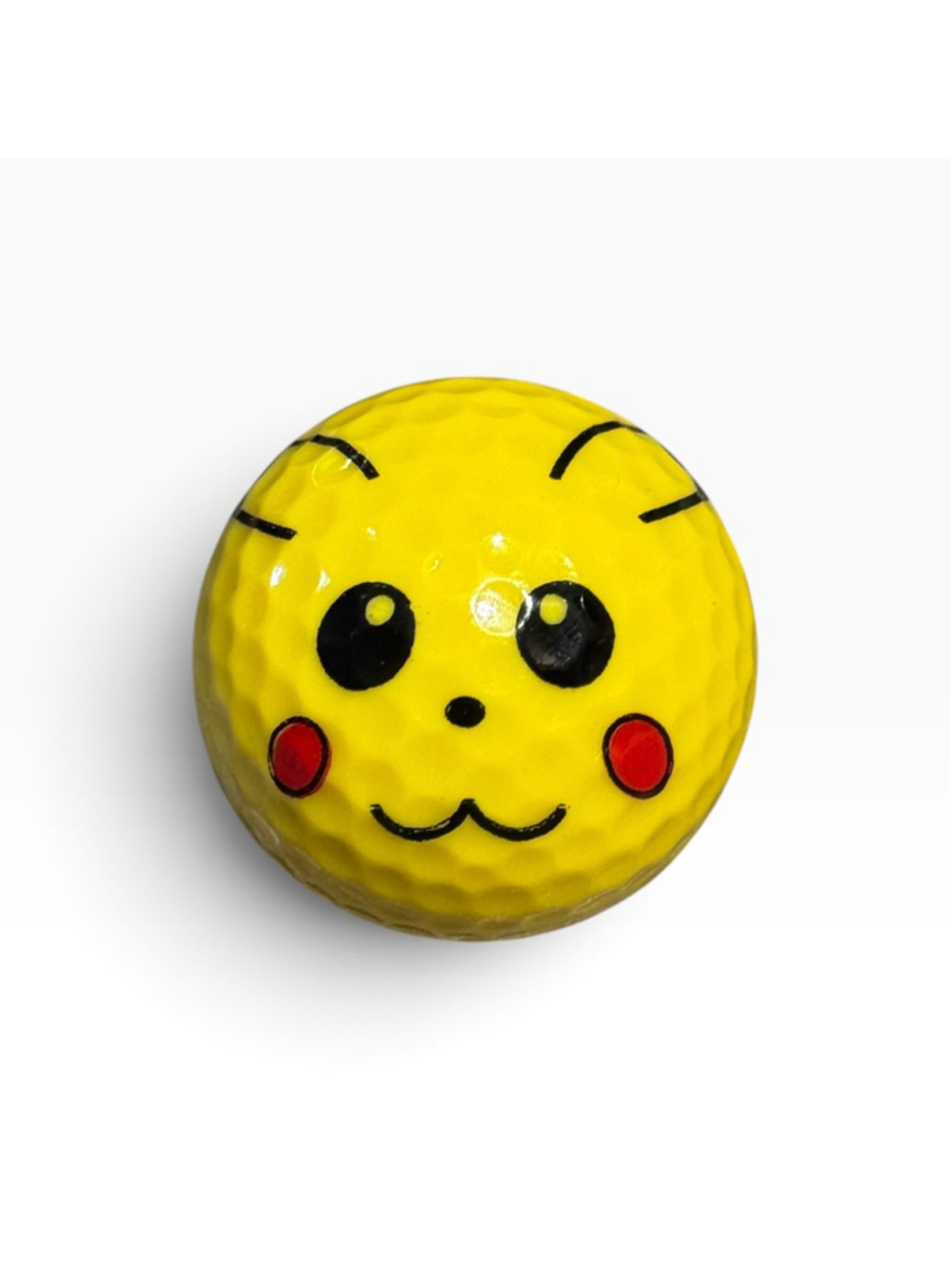 Rare Pokemon Pikachu Golf Ball One Size Yellow Black